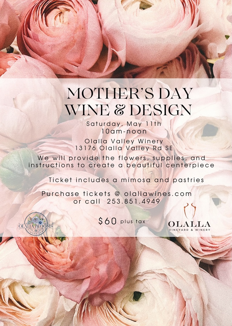 Product Image for 5-11-24 Mother's Day "Wine and Design" on Saturday, May 11th from 10am to 12pm