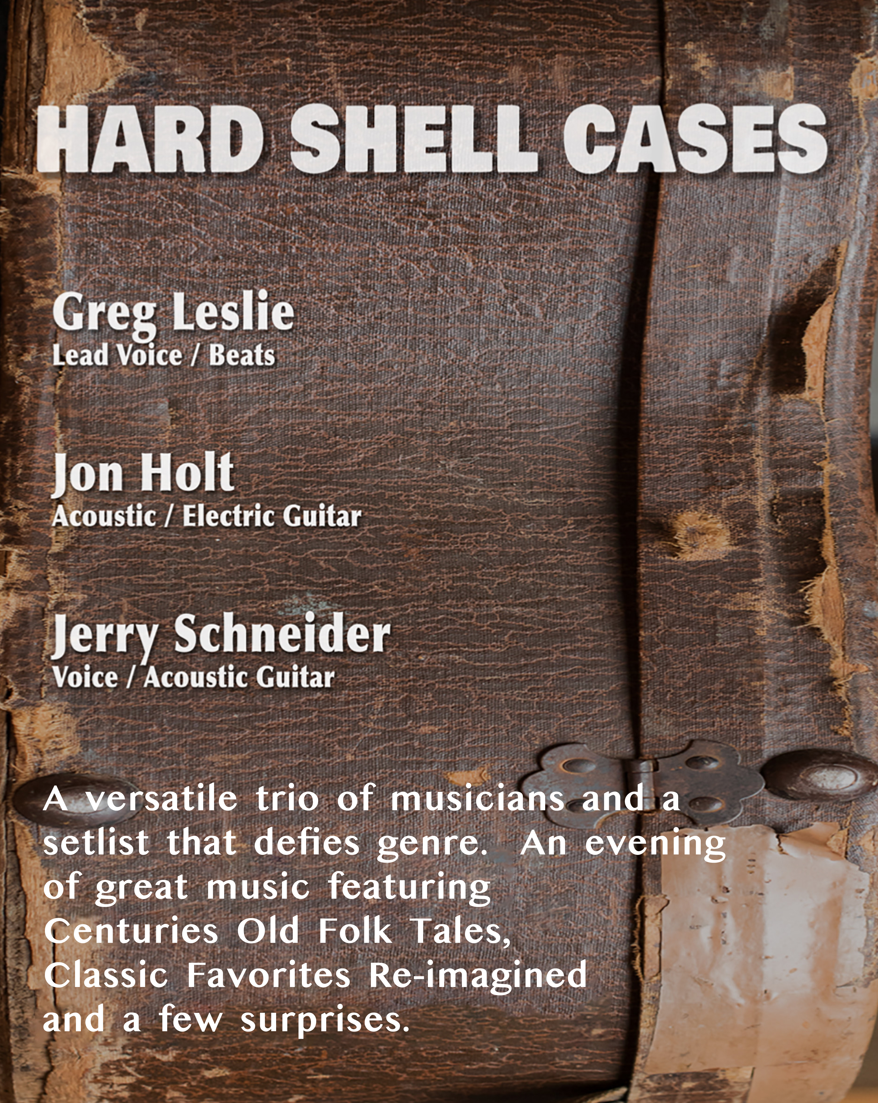 Product Image for 4-05-24 Hard Shell Cases in The Loft on Friday, April 5th from 6:30-8:30pm